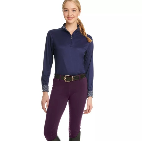 Ovation Pants - Ovation Women's Aerowick Silicone 
GripTec Full Seat Riding Tights , XS/24